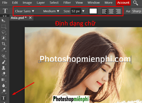 Hướng dẫn sử dụng Photoshop online cơ bản